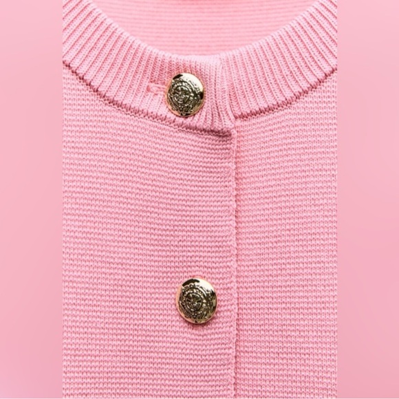 Pink Button-Up Dress - Picture 2 of 4